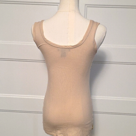 White House Black Market Stylish Sequin Gold Tank - Picture 4 of 5